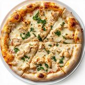 Chicken Alfredo Pizza