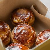 5 Pieces Minin Creme Brulee Doughnuts