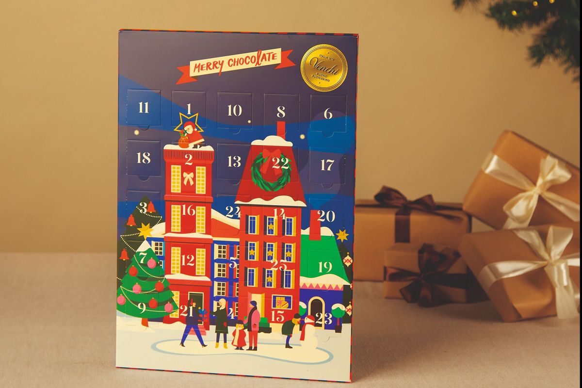Assorted chocolates advent calendar
