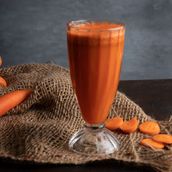 Carrot Juice and Ice Cream 