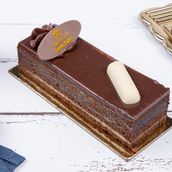 Sacher Mousse Cake Slice