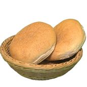 Samoon Brown Round 2Pcs