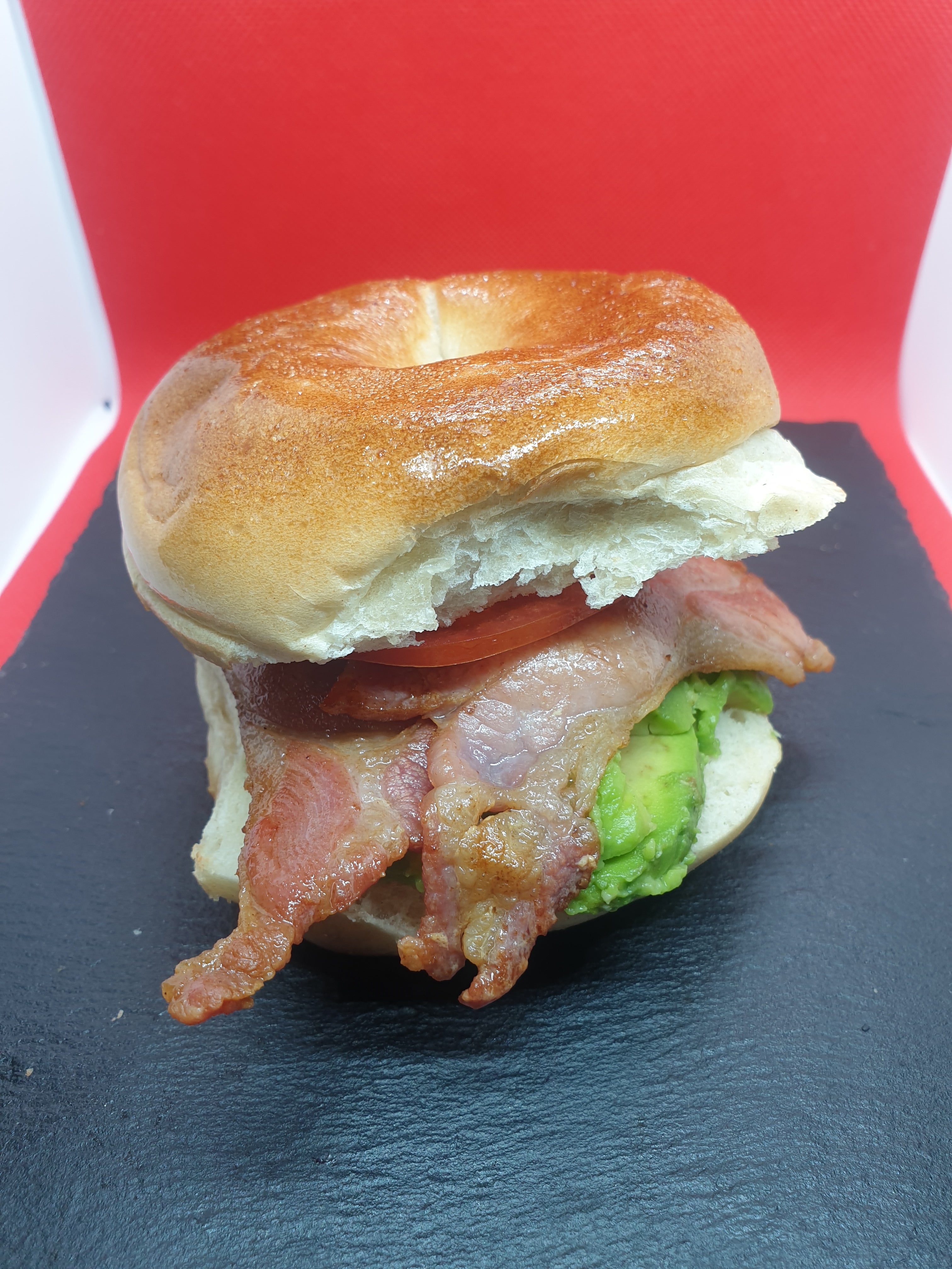 Bacon Avocado Cream Cheese & Tomato