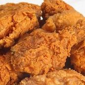 Fried Chicken With Spices Meal