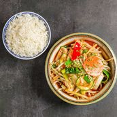 Vegetable Chopsuey Rice