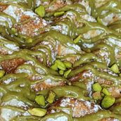 Pistachio waffle