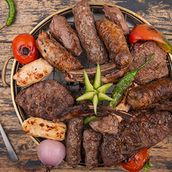 Mix Gril With Lamb Chops
