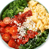 Egg And Kale Platter