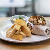 Halloumi Cheese Wrap