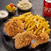 Full Fried Chicken With Bread