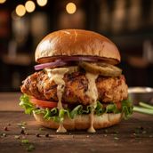 Charkly Chicken Burger