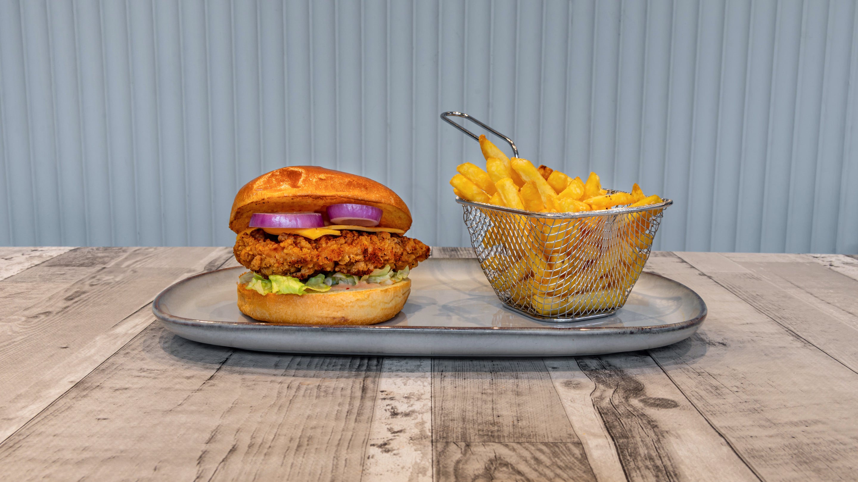 Honey Siracha burger