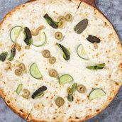 Manakish cheese with vegetables