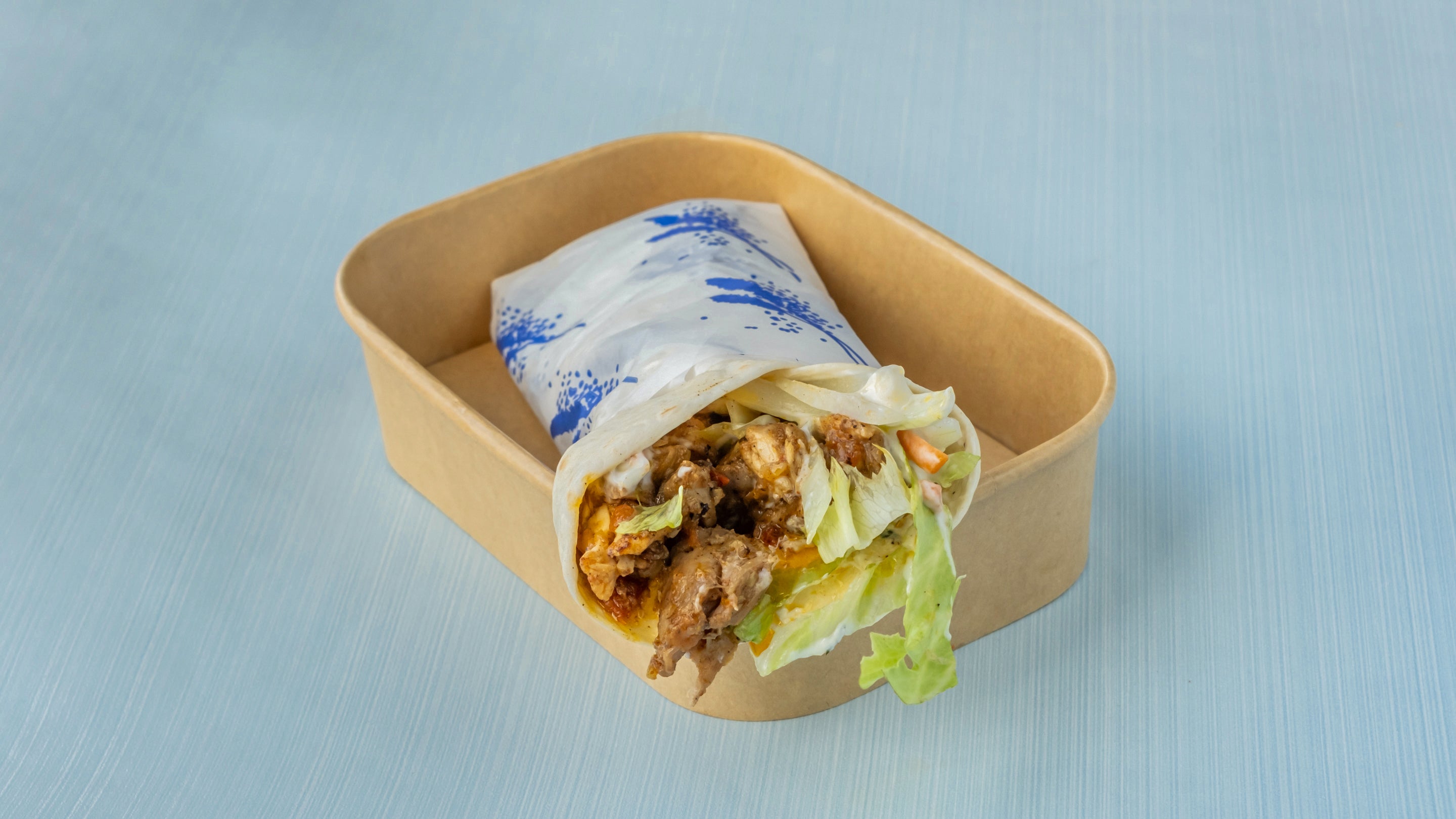 Special Bhurji Chicken Roll