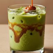 Iced Caramel Matcha