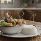 Bulalo With Rice