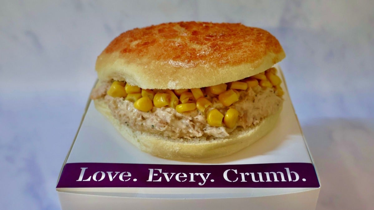 Tuna Mayo and Sweetcorn Tiger Bap