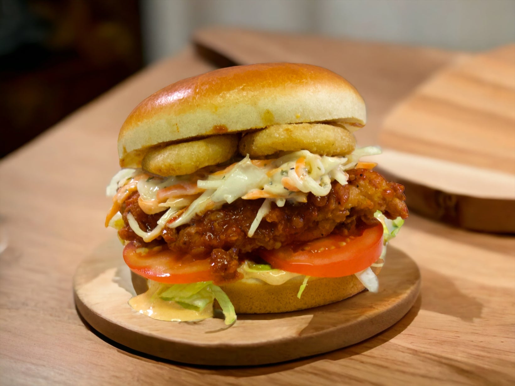 Nashville Hot crispy chicken Burger 🍔 🌶️ 🥵🐓🇺🇸