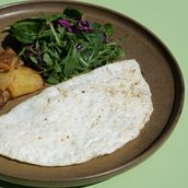 Spinach Egg White Omelette