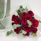 12 Red Roses Bouquet 