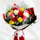 Colorful Roses Bouquet