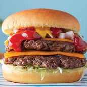 Double Burger (Chicken/Mutton)