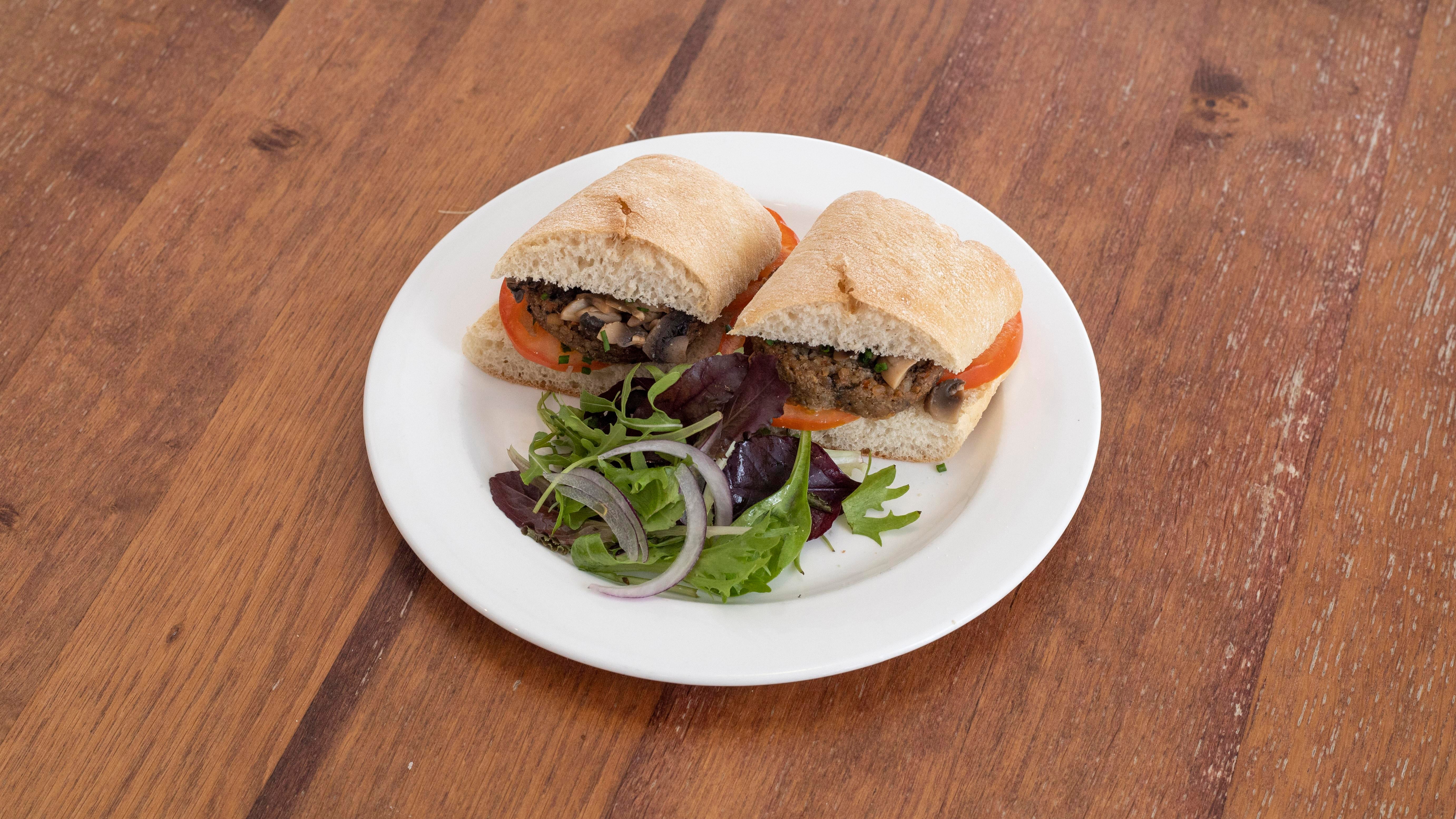McVeggie Haggis Ciabatta