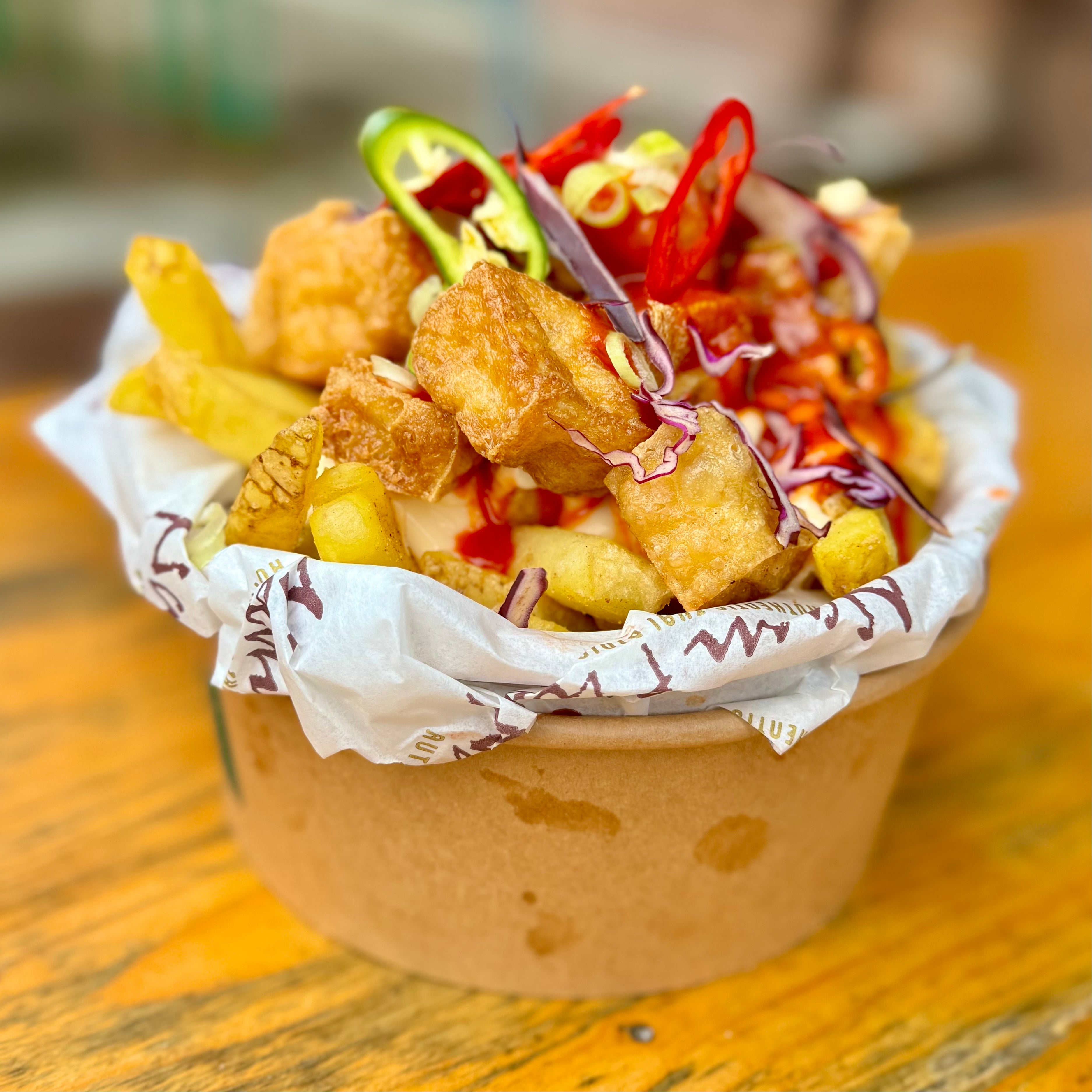 S18. Tofu Loaded Fries