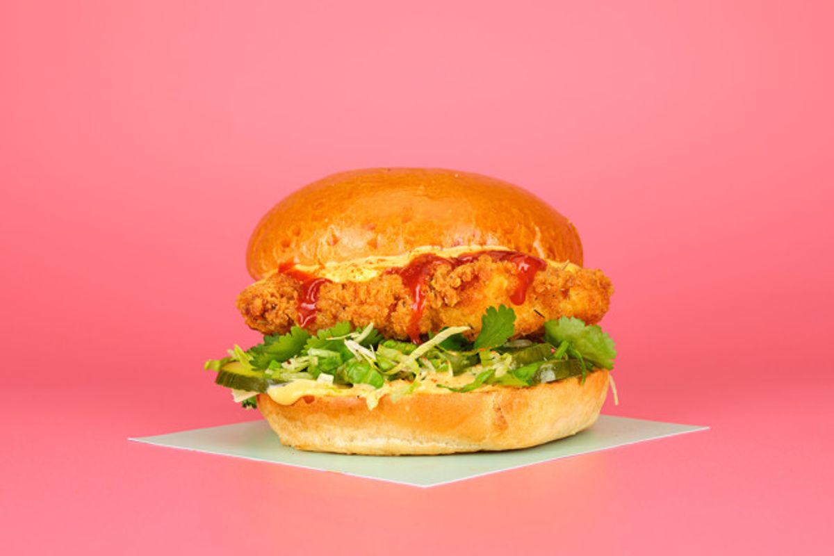 Tiger Cry Chicken Burger��️��️��️