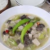 Papaitan With Rice