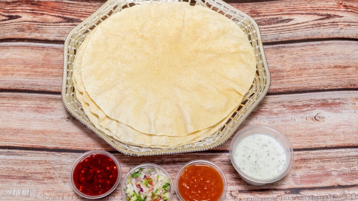 Poppadoms + Chutney