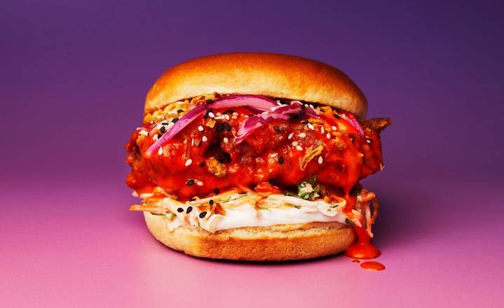 Korean Buffalo Burger