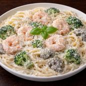 Creamy White Shrimp Pasta