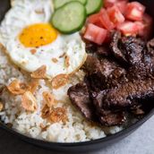 Beef Tapa with rice