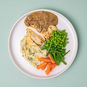 Chicken Mushroom with Mashed Potatoes