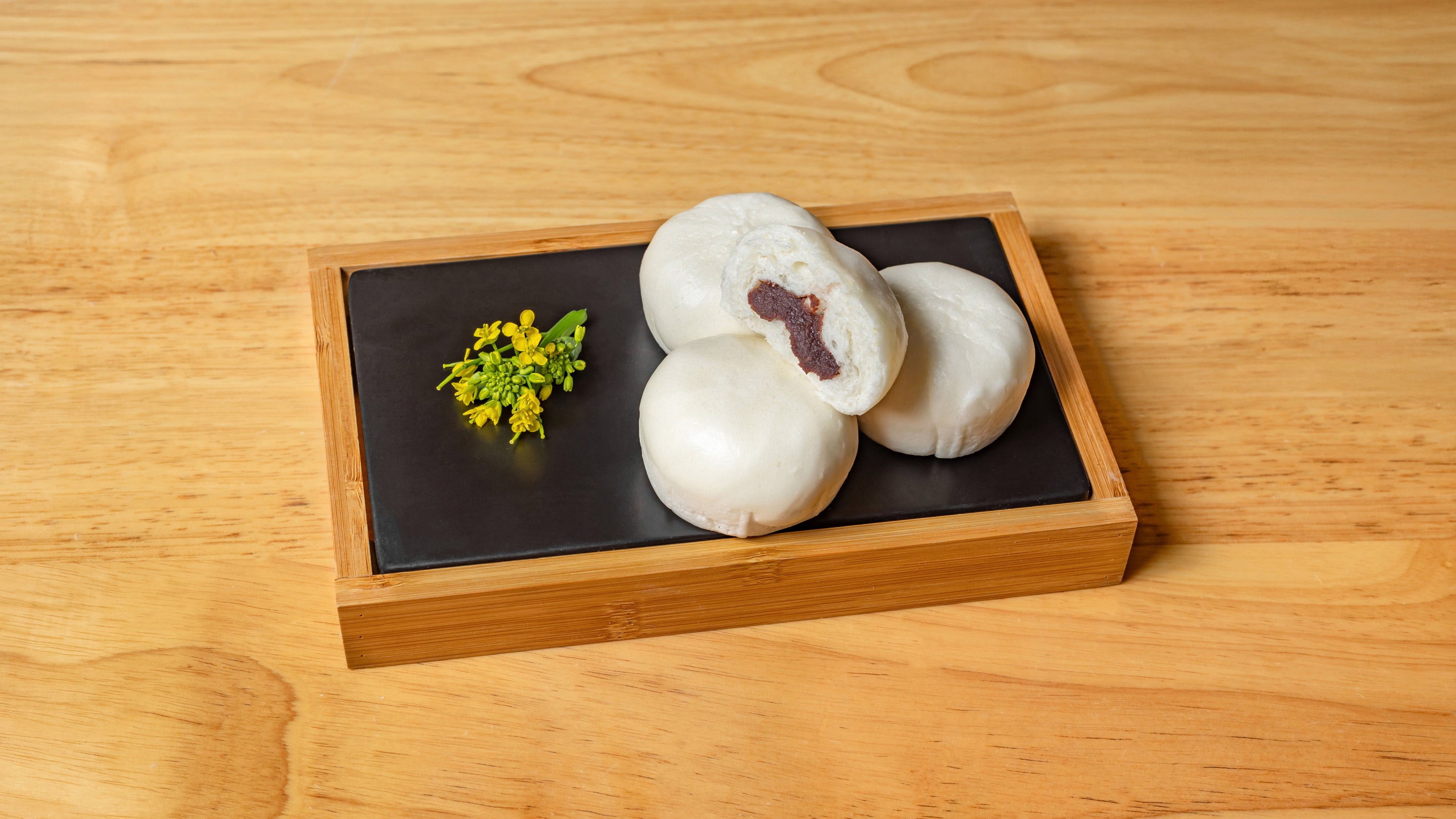 豆沙包3个 Red Bean Paste Buns (3 Pieces)