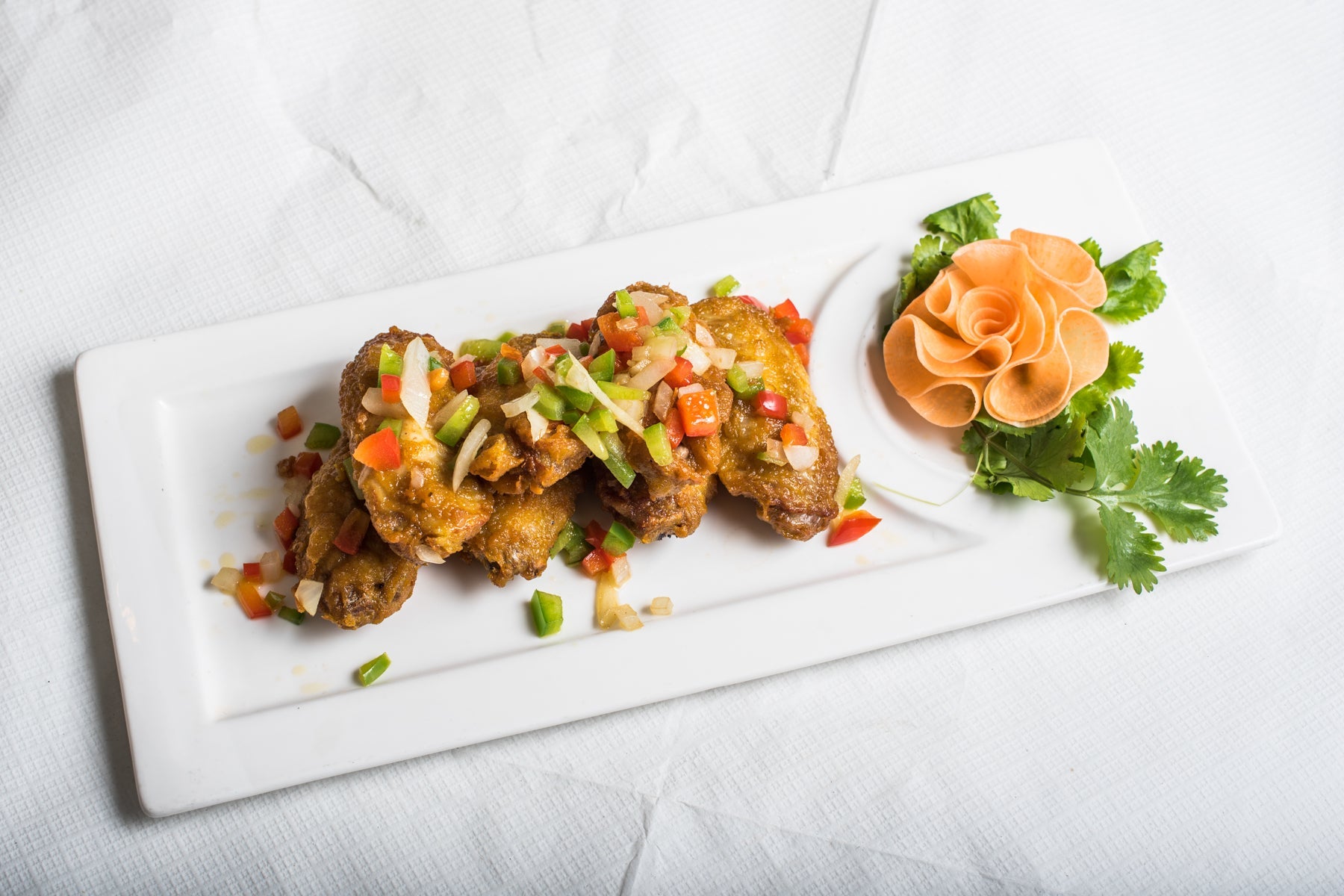 Salt and Pepper Chicken Wings (6) 椒盐鸡中翅(6只)-