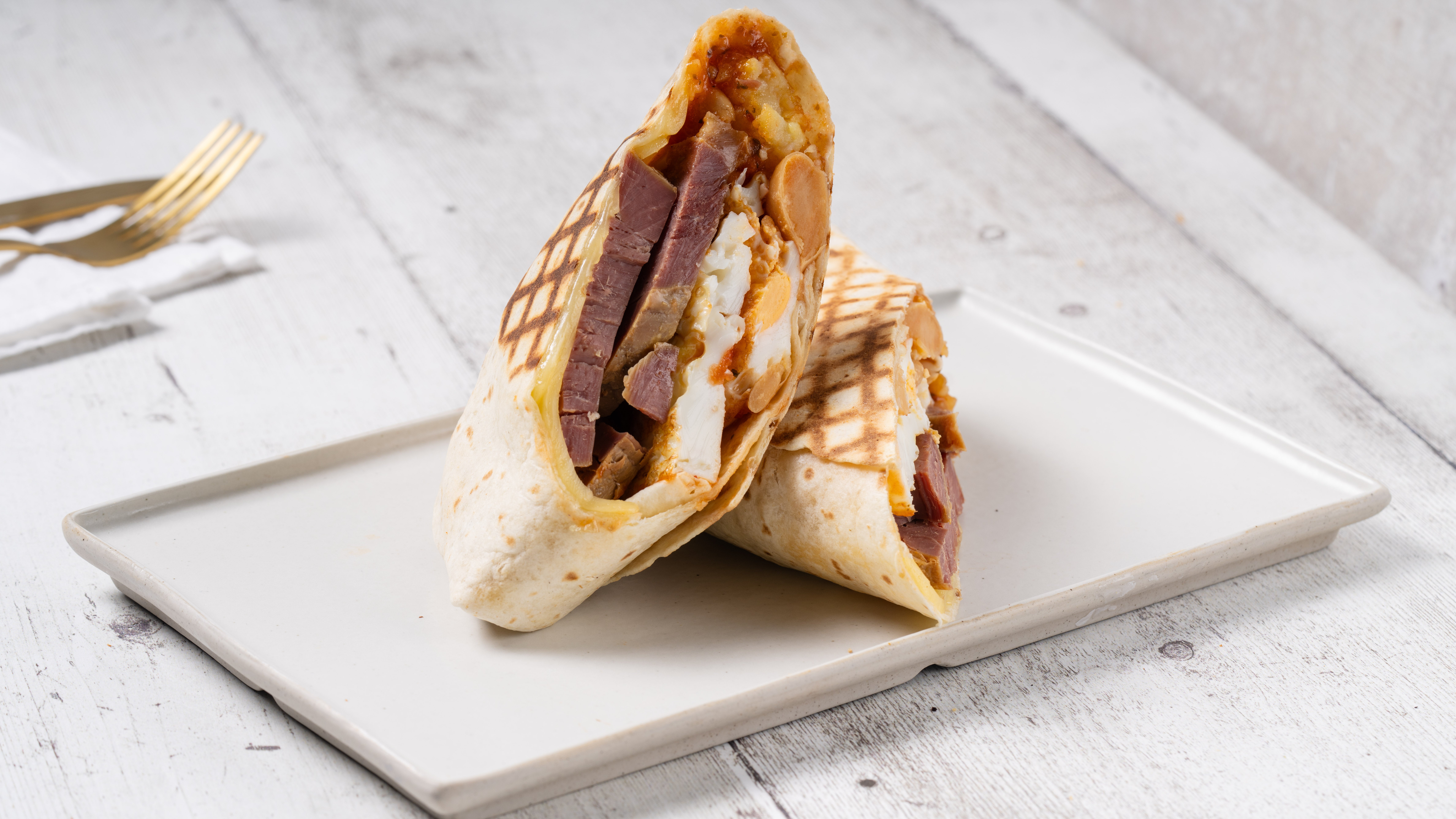 Salt beef Burrito
