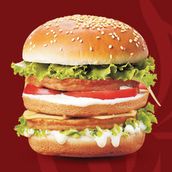 Double Burger (Chicken/Beef)