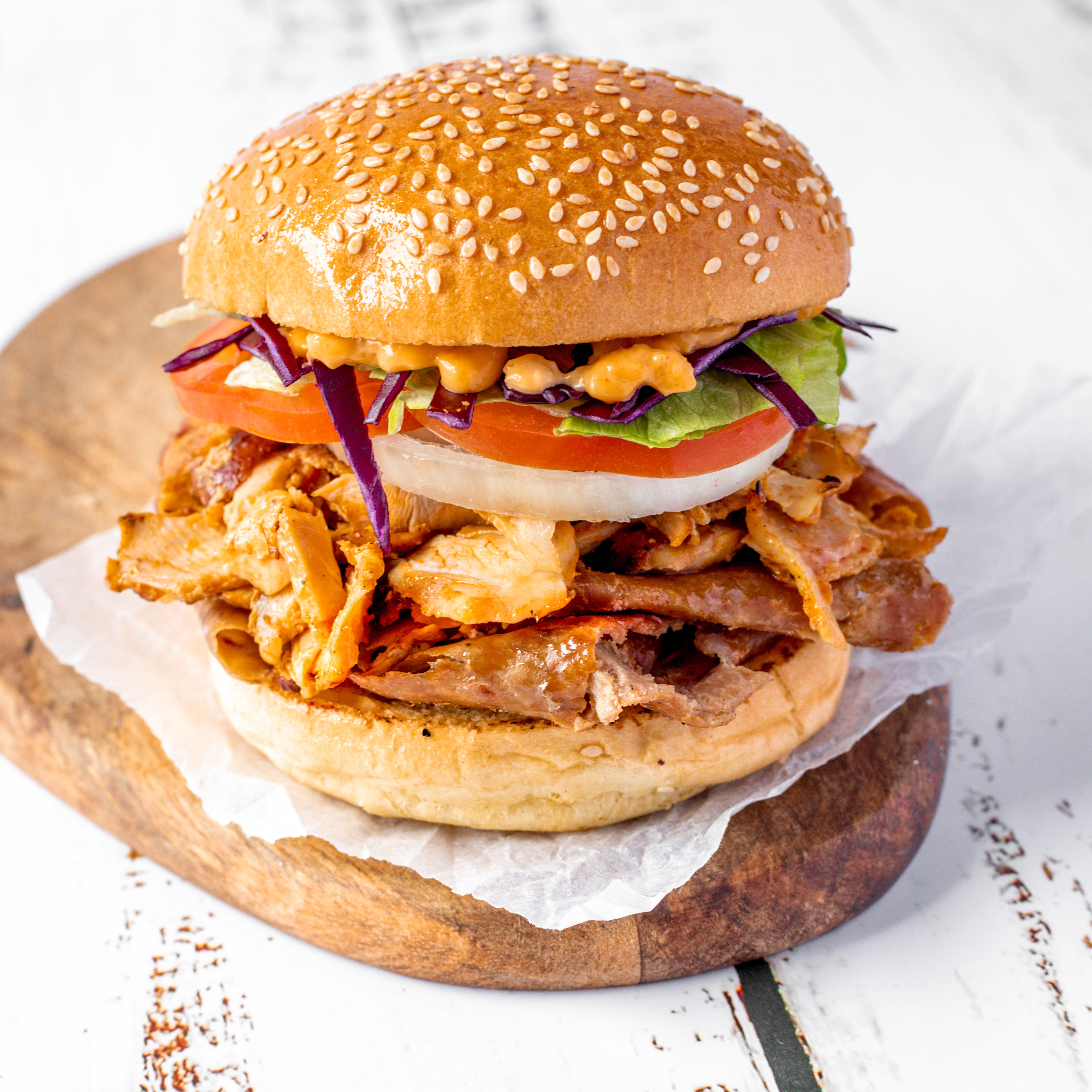Lamb Kebab Burger