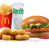 Spicy Chickenburger Bundle Medium Meal