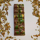Dubai Chocolate with Kunafa and Pistachios 120 Gr