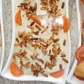 Hummus with Pine Seeds