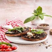 Truffle Mushroom Bruschetta