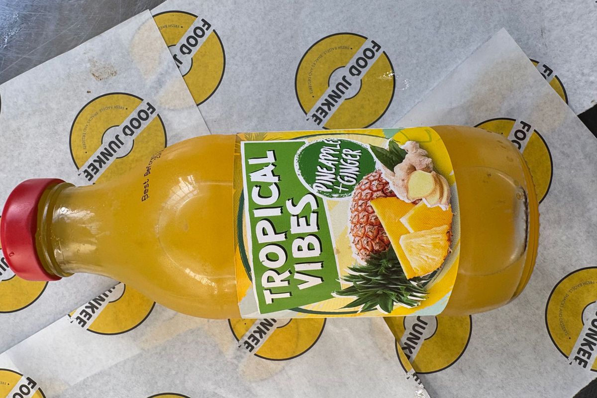 tropical vibes pineapple and ginger  bottle 