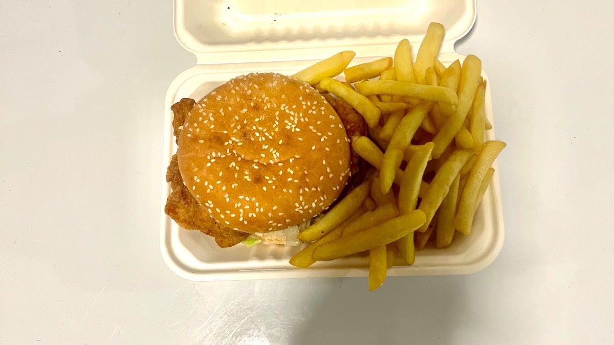 Double Chicken Fillet Burger Meal
