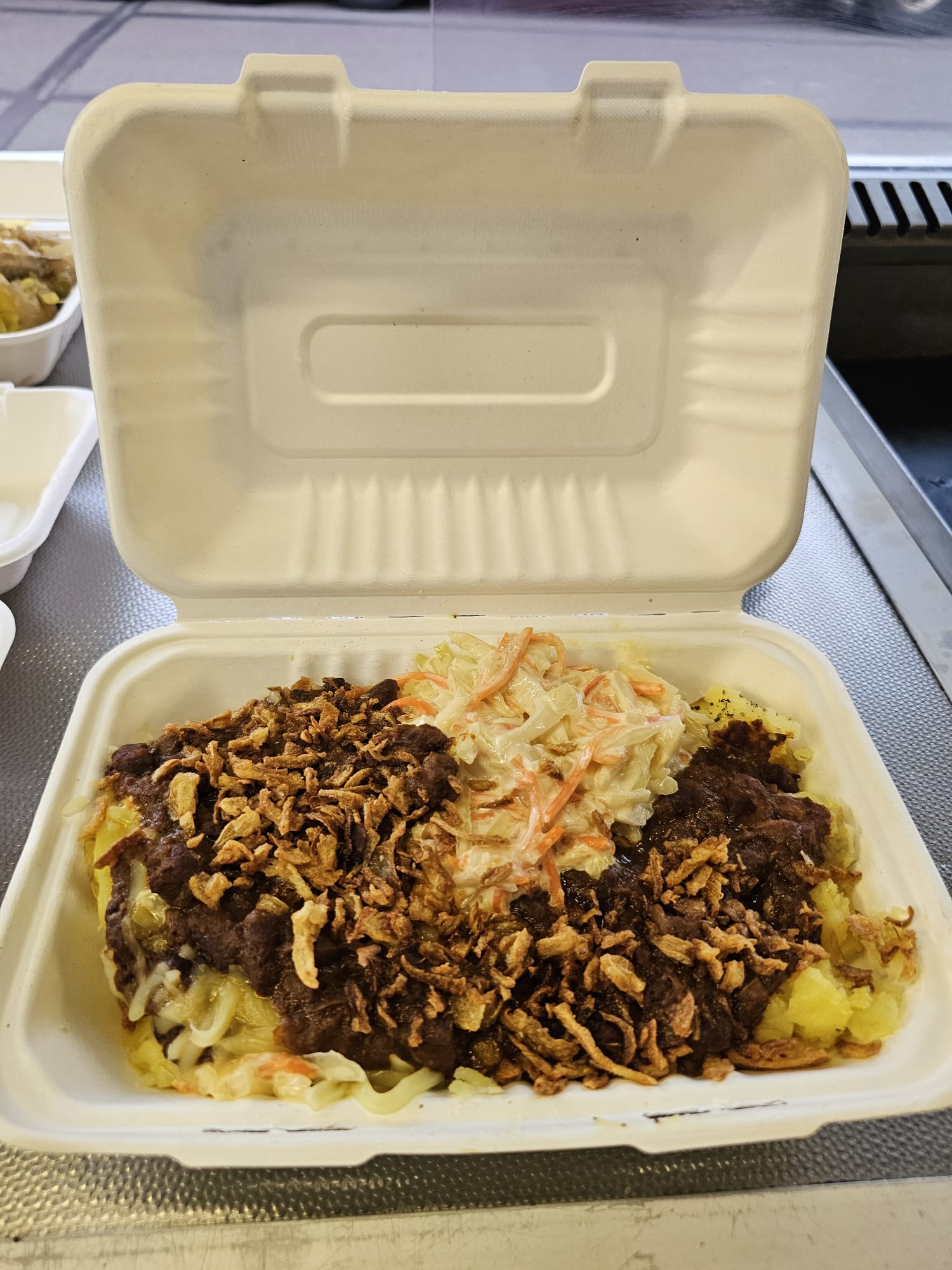 Chilli con carne crunch jacket potato
