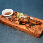 Ga Nuong Sate Chicken Satay with Chilli Lime Salt