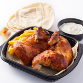 Whole Chicken With Hummus And Pepsi