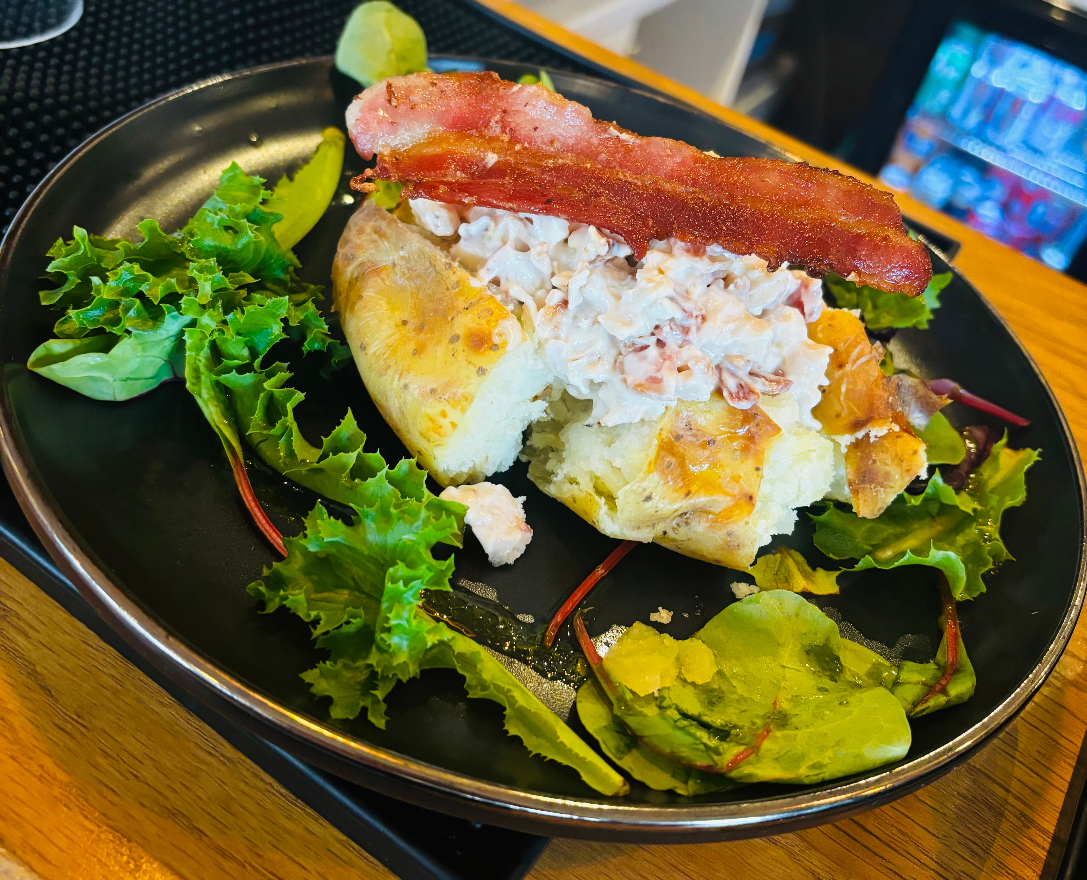 Filled with Chicken Mayo & Crispy Bacon